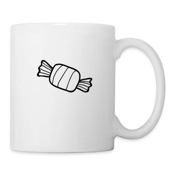 Candy sweets children drawing gift idea - Mug - white - Right