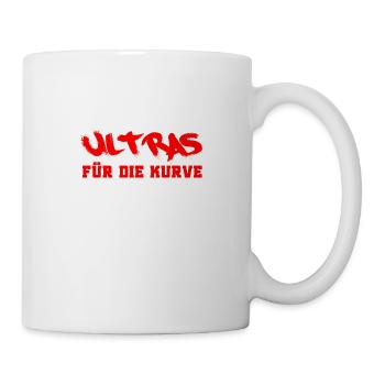 Ultras für die Kurve - Tasse - Weiß - Rechts