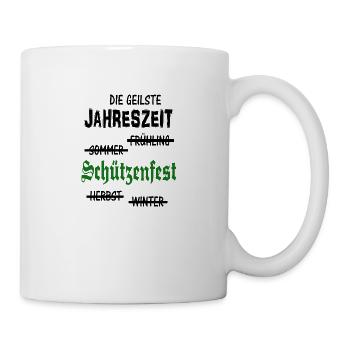 Schützenfest en disant idée cadeau - Mug blanc - blanc - Droite