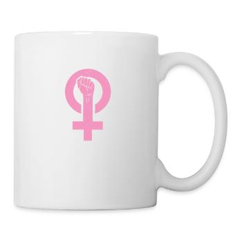 Feminism Fist - Tasse - Weiß - Rechts