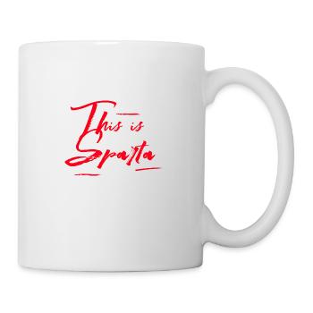 This is Sparta - Tasse - Weiß - Rechts