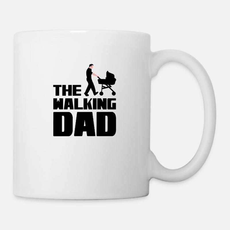 THE WALKING DAD - Tasse - Weiß