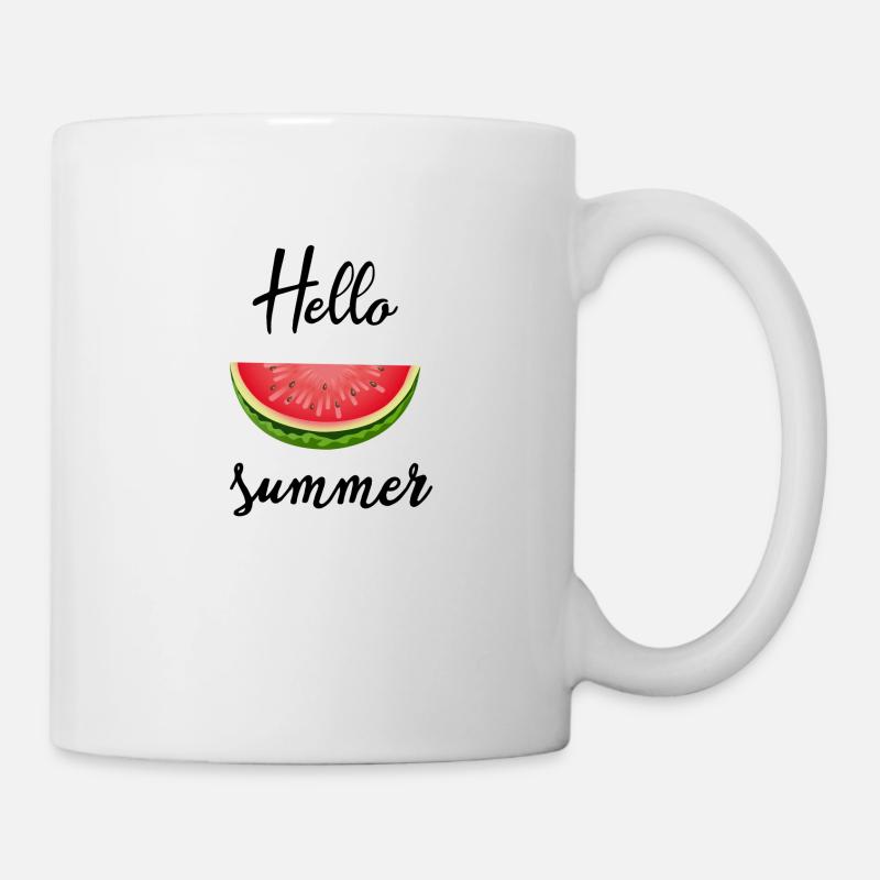 Hello Summer - Tasse - Weiß