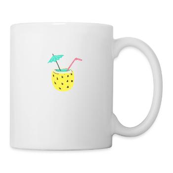 Summer party holiday design cocktail gift - Mug - white - Right