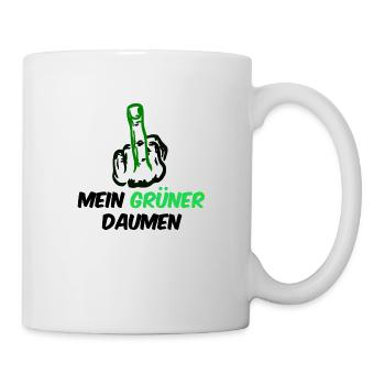 Anti Grün gegen Klimawahn Design - Tasse - Weiß - Rechts