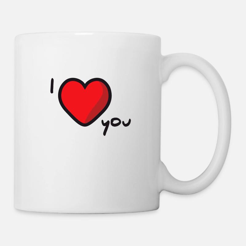 i love you - Mug blanc - blanc