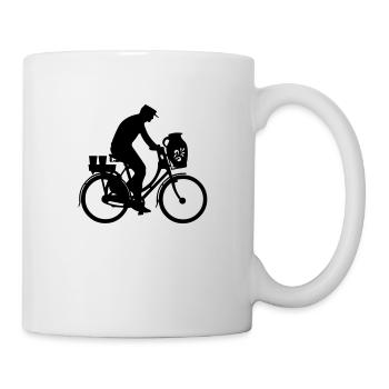 Fahrrad & Bembel in Frankfurt (Mann) - Tasse - Weiß - Rechts