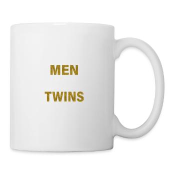 Tee shirt Gémeaux Vrai Hommes Faire Jumeaux - Mug blanc - blanc - Droite