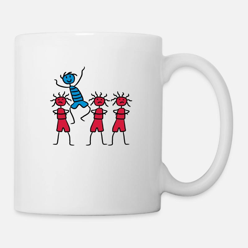Be Different Happy Funny Boy - Tasse - Weiß