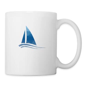Segelboot - Sailboat - Tasse - Weiß - Rechts