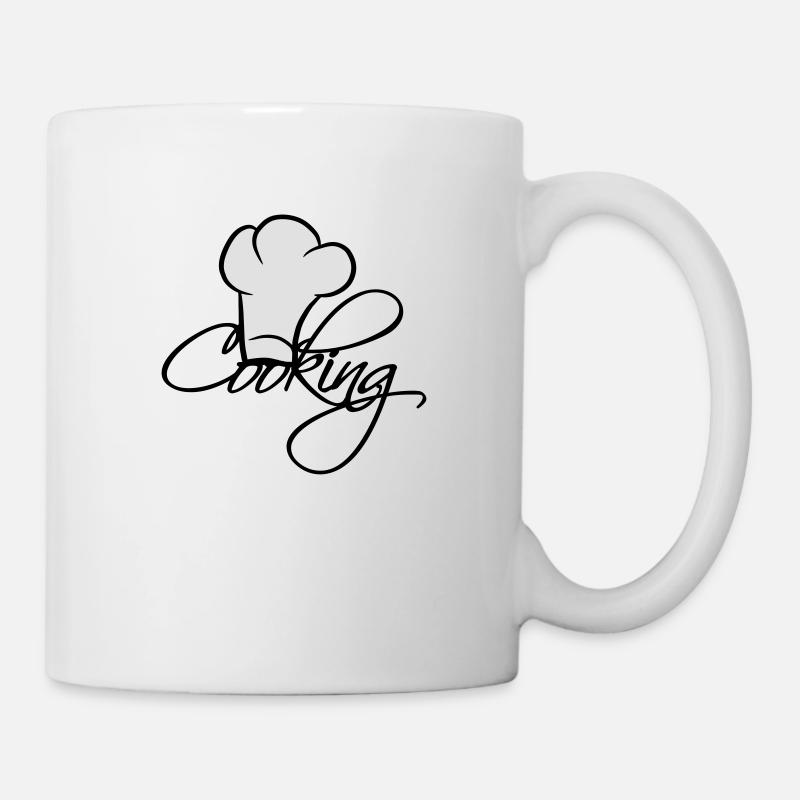 Chef cuisinier Cap Logo Chef étoilé - Mug blanc - blanc