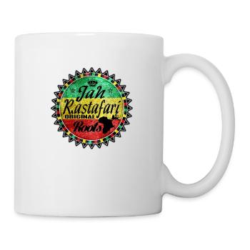 jah rastafari original roots - Mug blanc - blanc - Droite