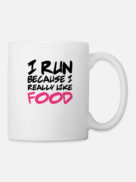 Run - Mug - white