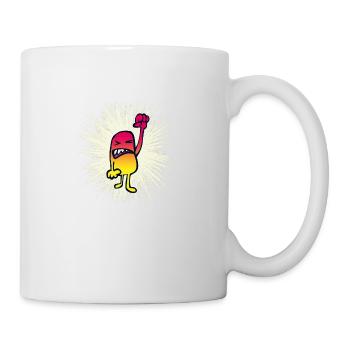 Anger boy - Mug - white - Right