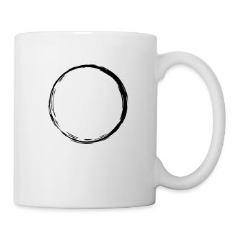 Kreis - Tasse - Weiß - Rechts