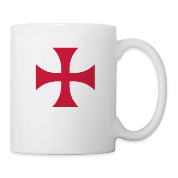Templer Kreuz - Mug blanc - blanc - Droite