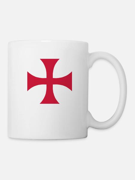 Templer Kreuz - Mug - white