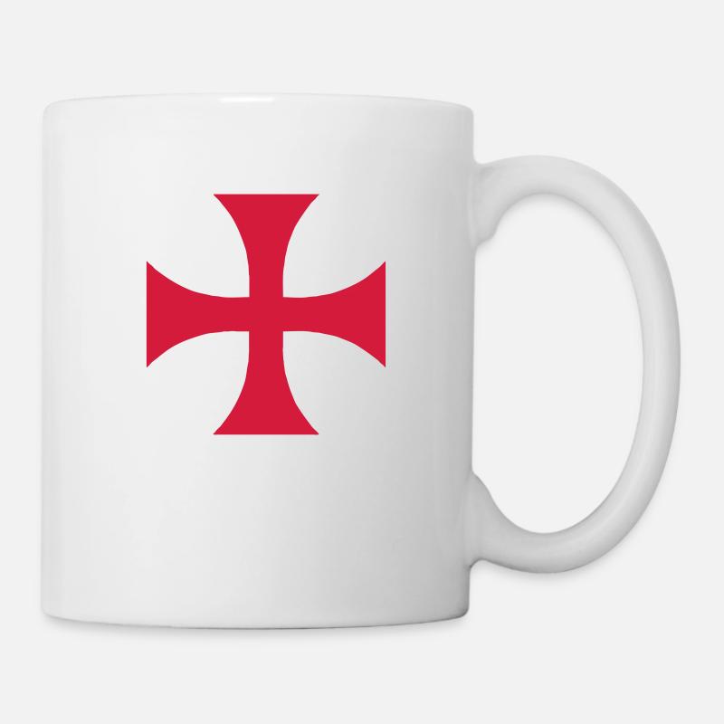 Templer Kreuz - Tasse - Weiß