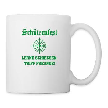 Schützenfest Freunde - Tasse - Weiß - Rechts