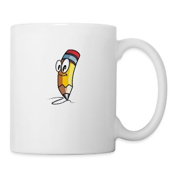 Süßer Bleistift - Tasse - Weiß - Rechts