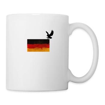 German eagle flag - Mug - white - Right