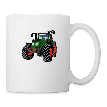 tracteur - Mug blanc - blanc - Droite
