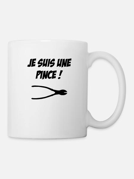 je suis une pince ! - Mug blanc - blanc