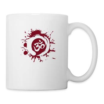 Om Zeichen - Tasse - Weiß - Rechts