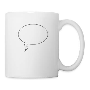 Bulle (à personnaliser) - Mug blanc - blanc - Droite