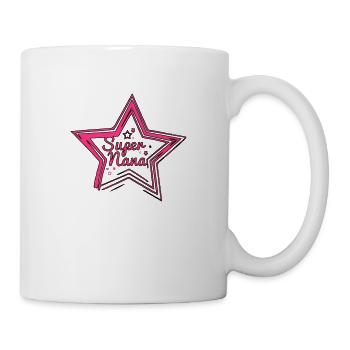 Etoile "Super Nana" - Mug blanc - blanc - Droite