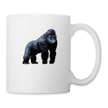 Gorille / Gorilla 02 - Mug blanc - blanc - Droite