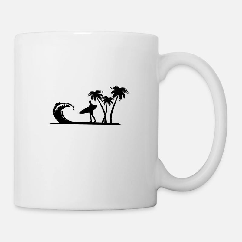 Surfer - Tasse - Weiß