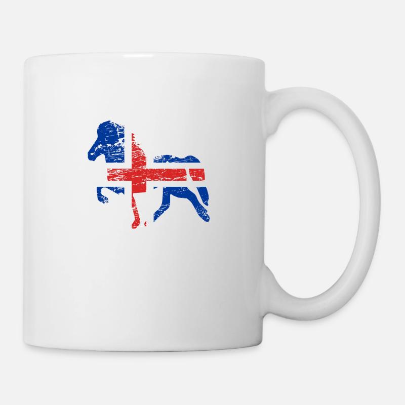 Icelandic Horse: Islandpferd Pferd Pony Merch - Tasse - Weiß