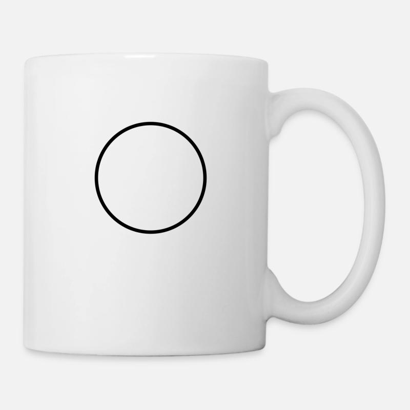 Cercle simple - Mug blanc - blanc