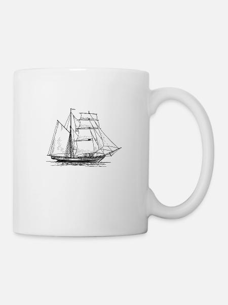 Sailing ship - Mug - white