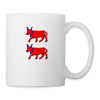 bearn vache - Mug blanc - blanc - Droite