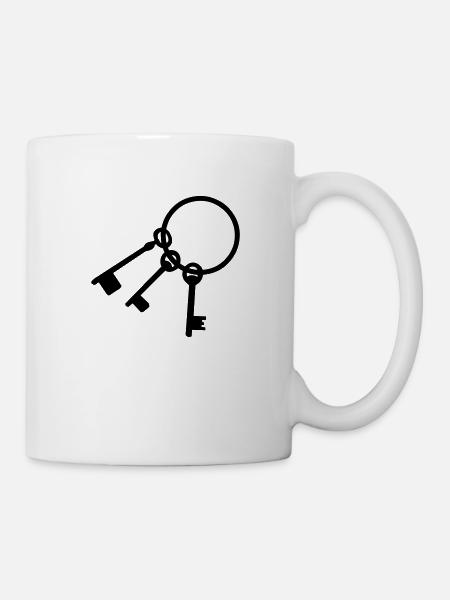 trousseau clef cle 2101 - Mug blanc - blanc