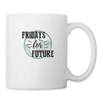 Fridays for Future - Tasse - Weiß - Rechts