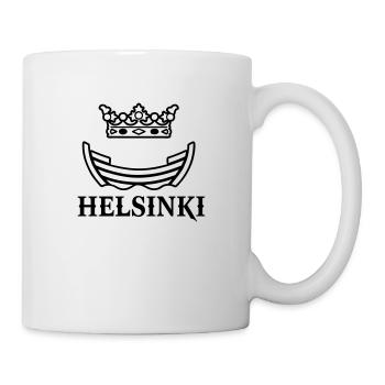 symbole blason de la ville Helsinki Finlande - Mug blanc - blanc - Droite