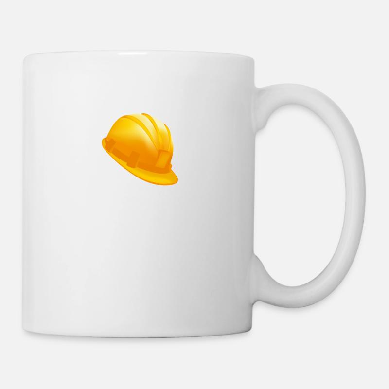 Bauherr Bauhelm - Tasse - Weiß