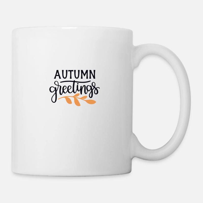 Autumn greetings - Mug blanc - blanc
