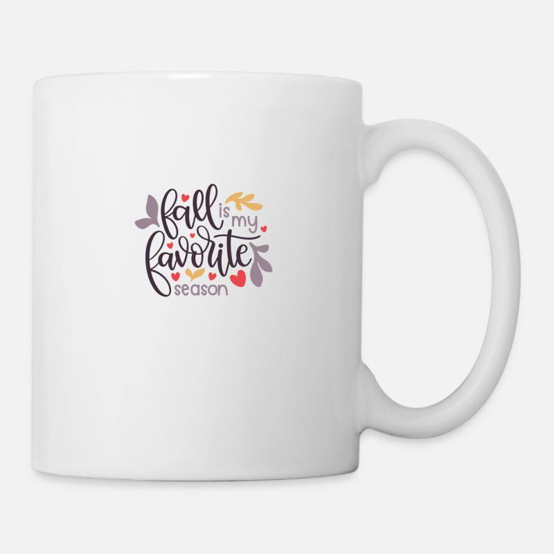 Fall is my favorite season - Tasse - Weiß