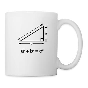 Pythagorean Theorem (Mathematics) - Mug - white - Right