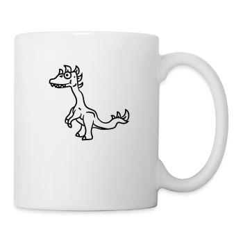 Dangerous predators Raptor Dino - Mug - white - Right