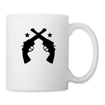Crossed Pistols - Mug - white - Right
