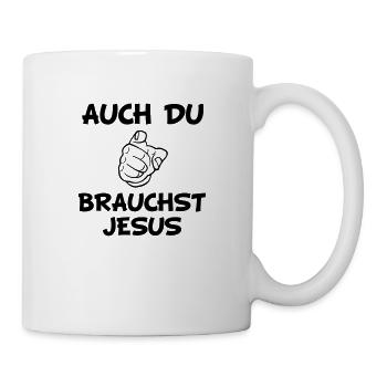 auch_du_jesus - Tasse - Weiß - Rechts