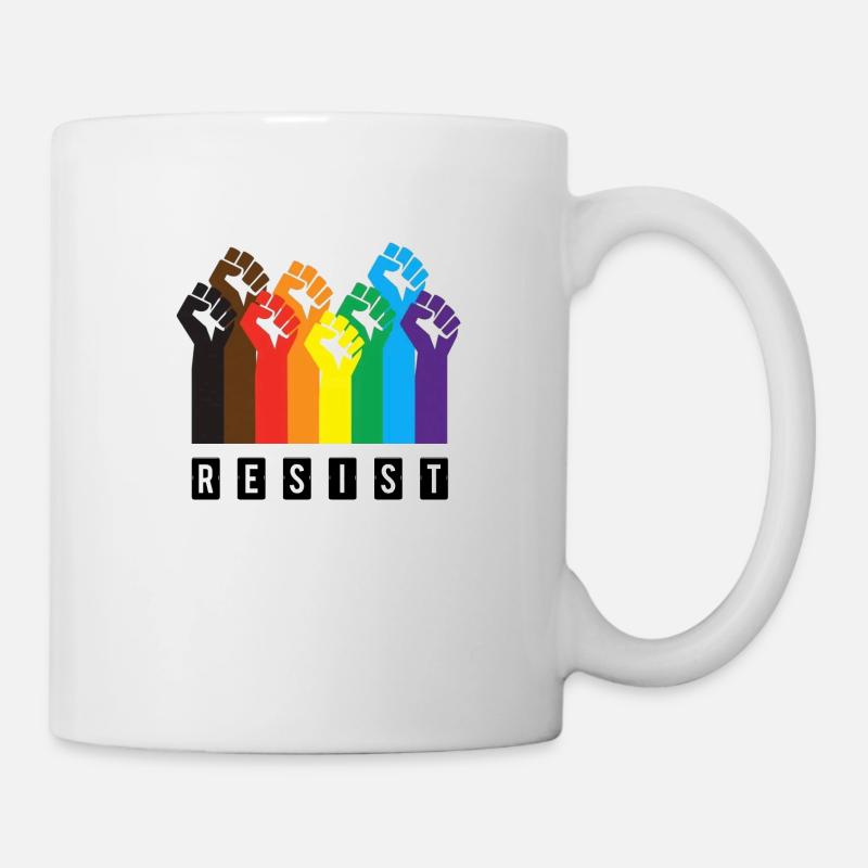widerstehen - Tasse - Weiß