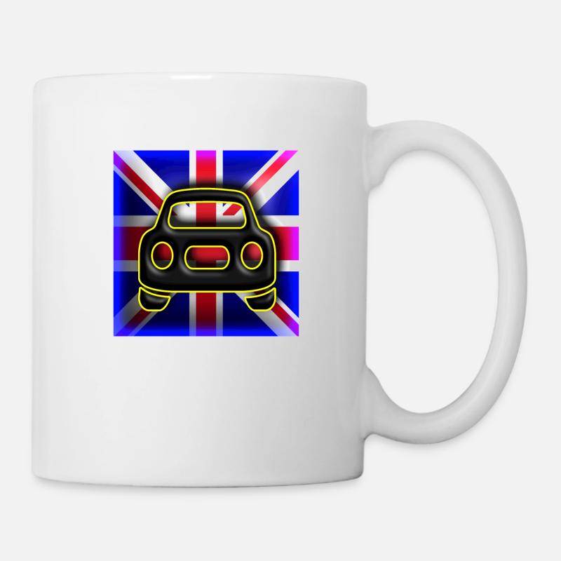 Union Jack Black Cab - Mug - white