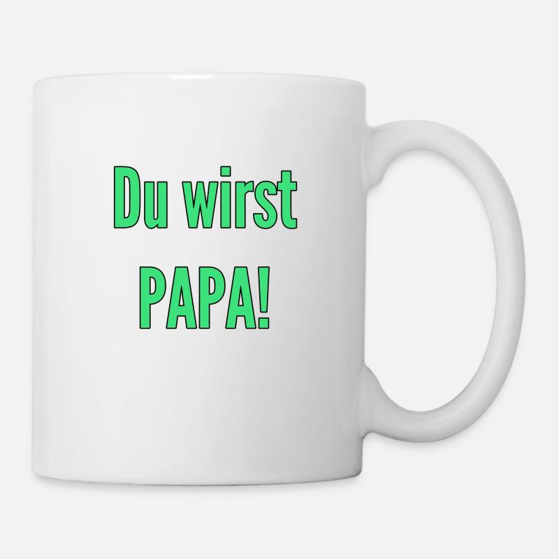 Du wirst Papa! - Tasse - Weiß