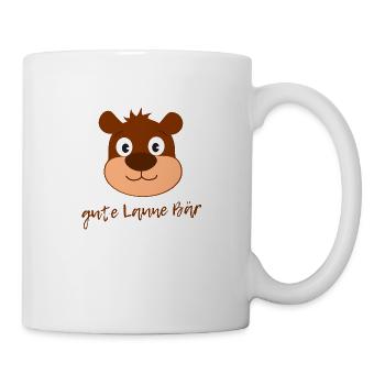 gute Laune Bär FUN WEAR - Tasse - Weiß - Rechts